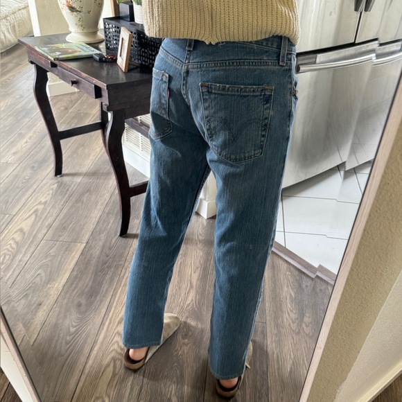 Vintage 1988 Levi's 514 slim straight Blue Jeans Classic Style size 28 - Picture 14 of 14